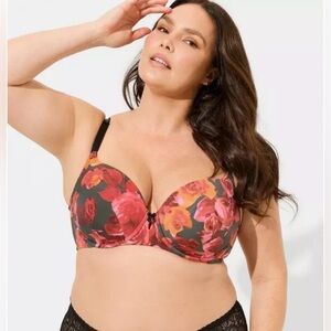 Torrid Perfect Lightly Lined Floral Bra